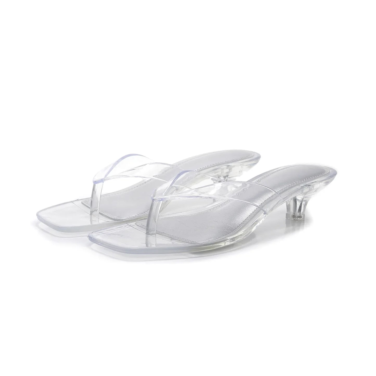Gemma Square Toe Jelly Flip Flops