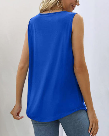 Nora | Sleeveless Top with Square Neckline
