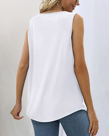 Nora | Sleeveless Top with Square Neckline