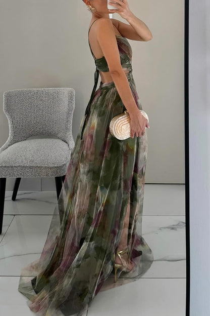Cindy | Beautiful Floral Print Maxi Dress
