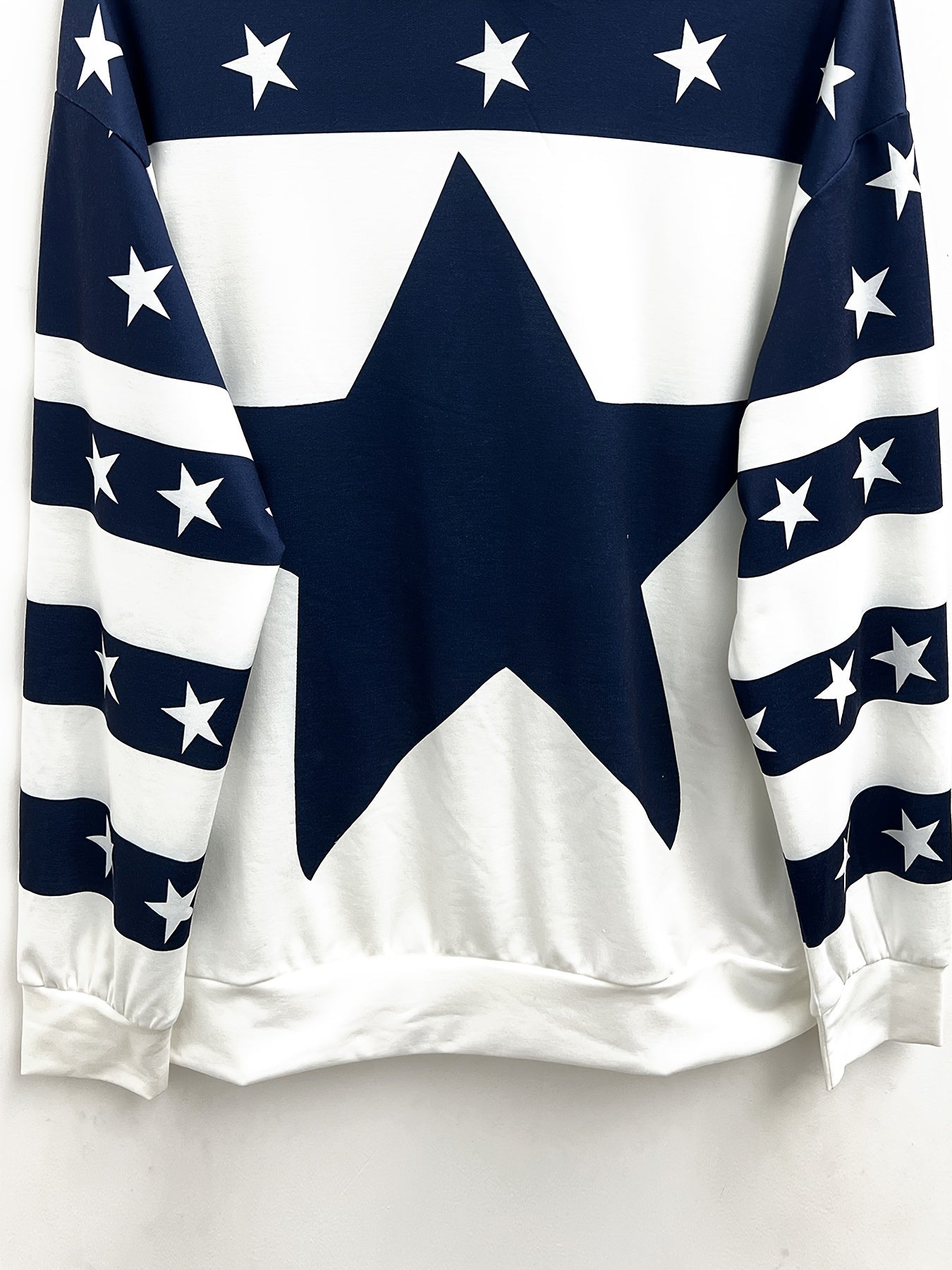Women's Clothing Europe and the United States Autumn and Winter New Printed Hoodie Pull-out Sweater Casual Loose Hoodie