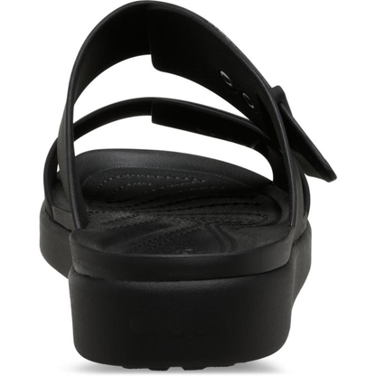 Comfortable Slide Sandals for Women with Two Strap Buckle Open Toe Cork Footbed Style