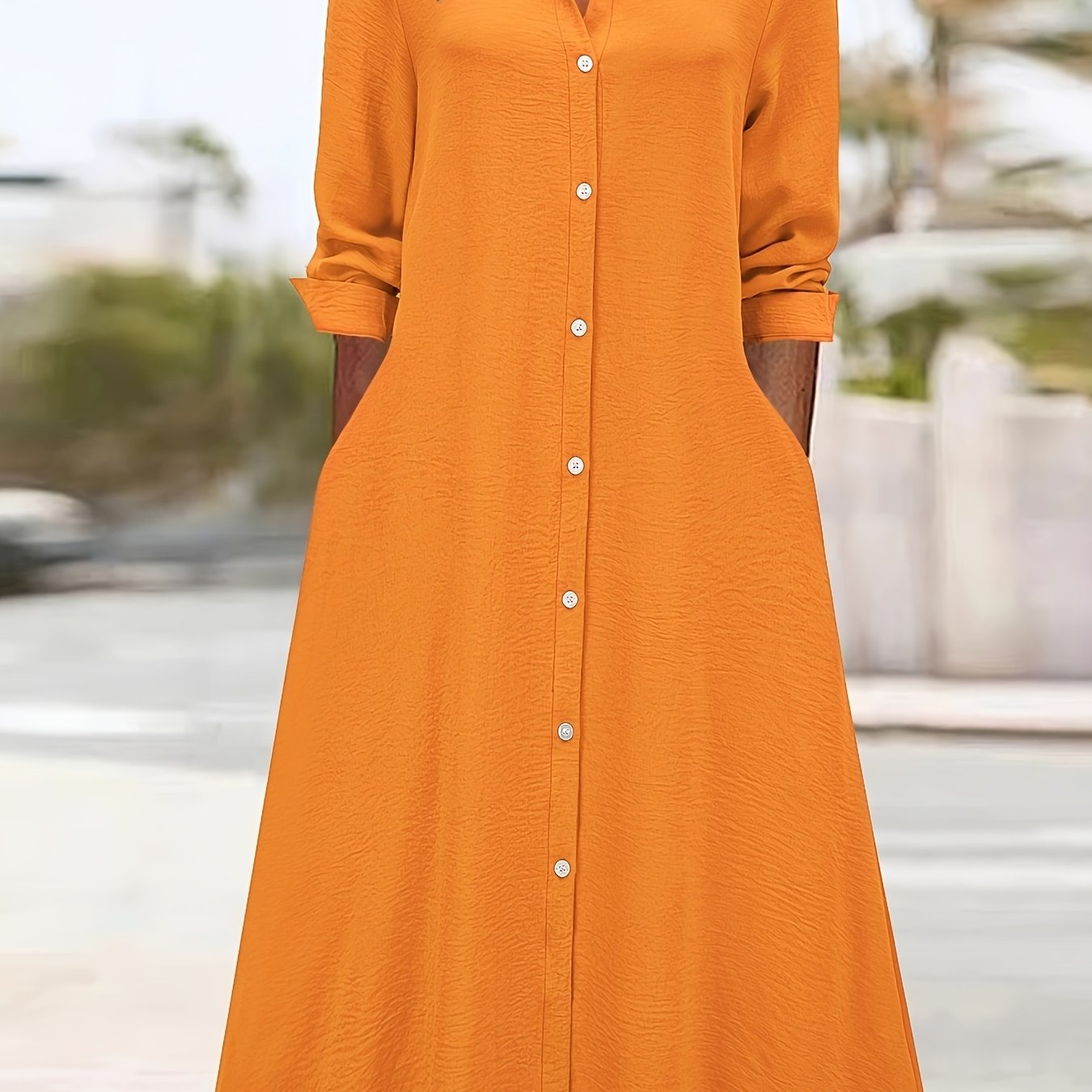 Fashion Women's Long Shirt Dress