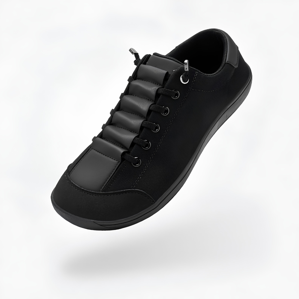 Comfortable Trainers for Women with Wide Toe Box Flat Sole Lace Up Minimalist Barefoot Style