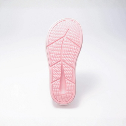 Comfortable Slides for Women with Ribbed Strap Cushioned Footbed Slip On Style