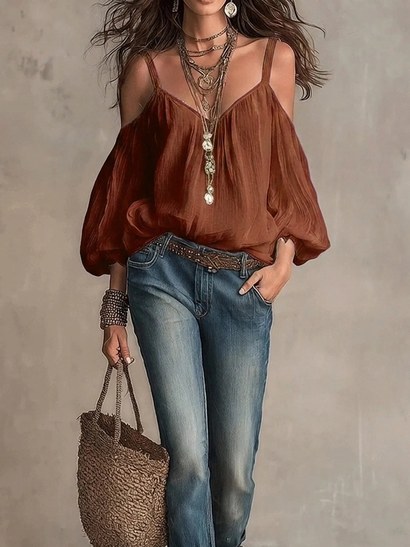 Dakota Off Shoulder Boho Blouse