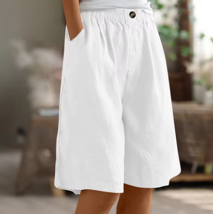 Damen Weite Culotte Shorts | Lässig