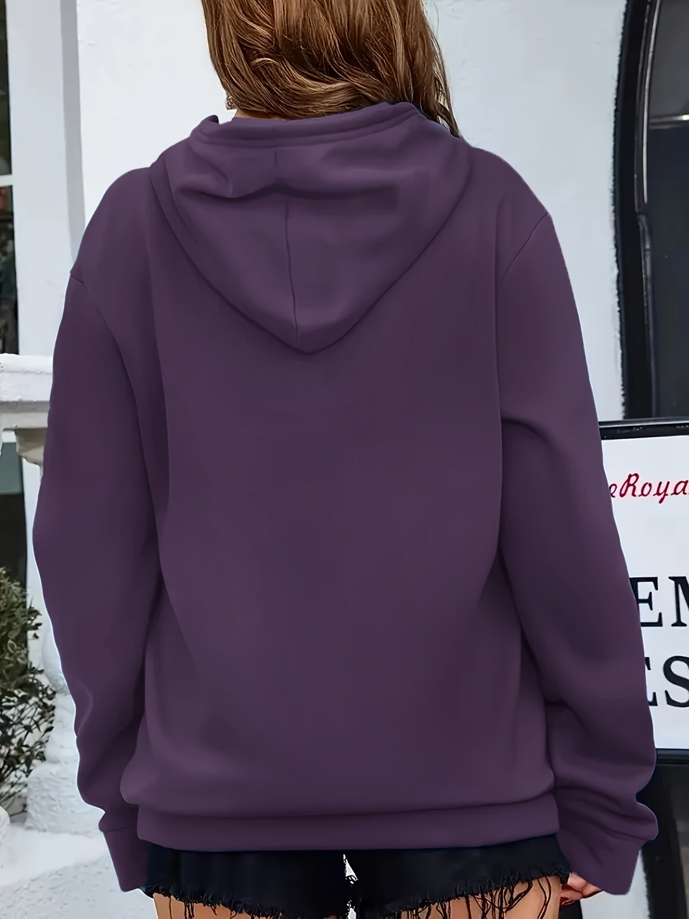 Fashion Hooded Sweatshirt For Women | Regular Fit, Heart Pattern, Drawstring Detail, Ideal For Fall/Winter