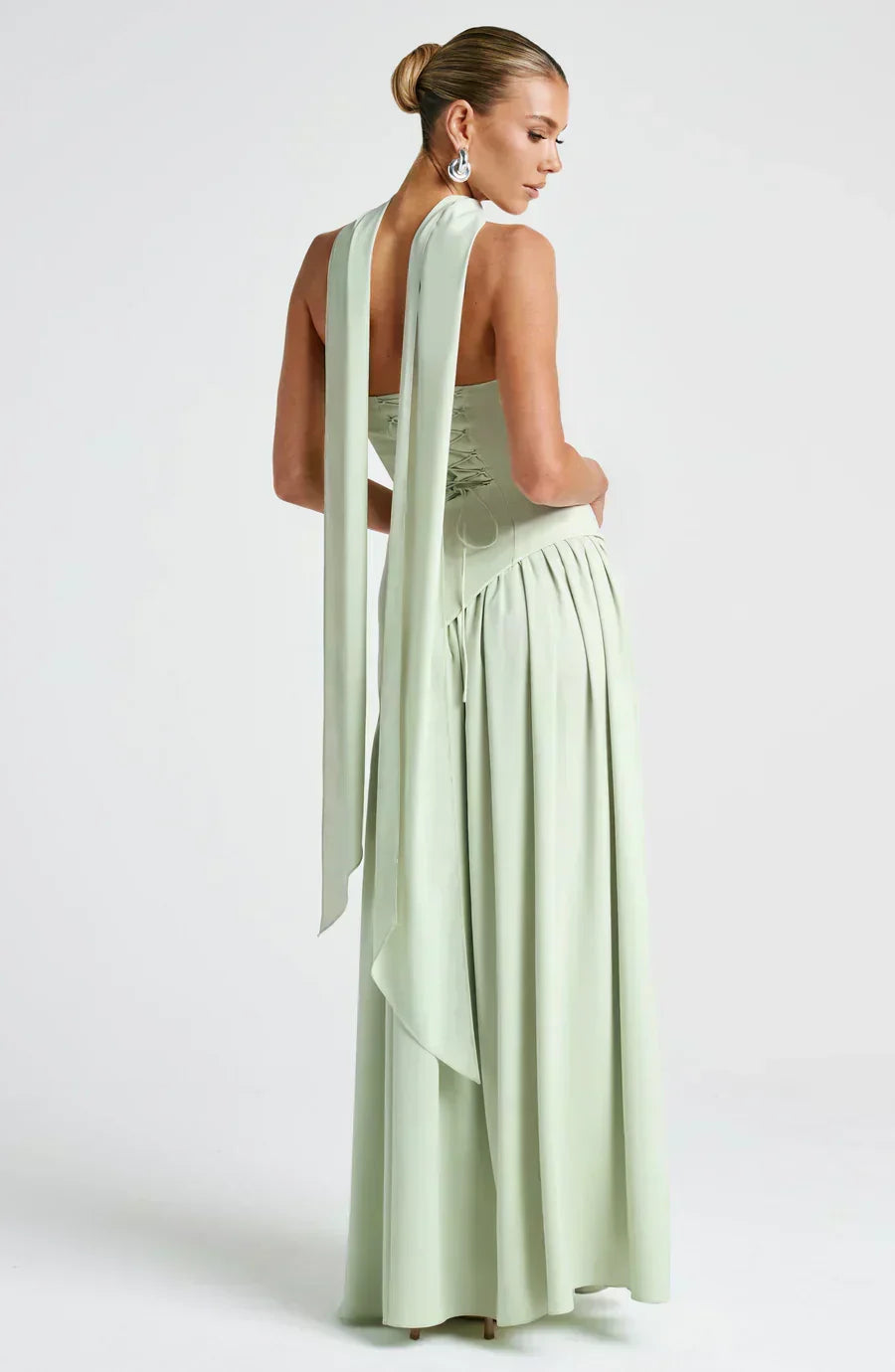 Calixta | Women's Strapless High Slit Formal Maxi Dress