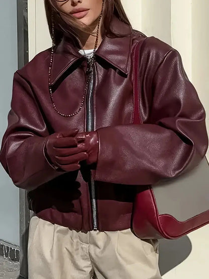 Christine | Women's Relaxed Fit Bomber Jacket