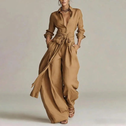 Milena | Women's Wide Leg Pants Set
