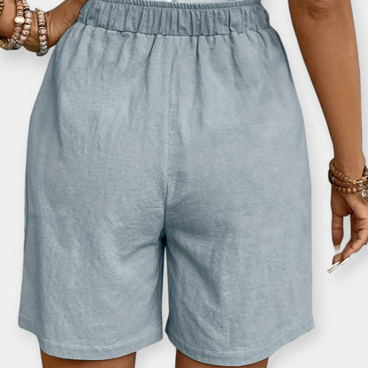 Priya | Women's Elastic Waist Drawstring Shorts
